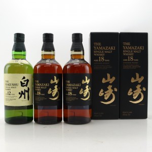 Yamazaki 18 Hakushu 12 3 X 70cl