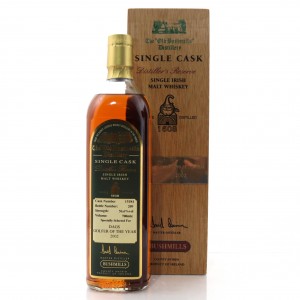 Bushmills Distillers Reserve Single Cask Dags Golfer Of The Year 2002