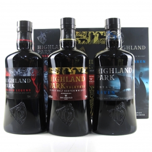Highland Park Valkyrie  Voyage of the Raven and Dragon Legend 3 x 70cl