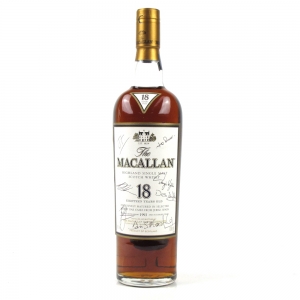 Macallan 18 Year Old 1993 Signed