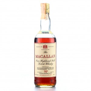 Macallan 1939 Gordon and MacPhail 70 Proof