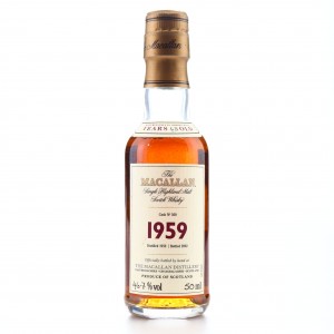 Macallan 1959 Fine and Rare 43 Year Old #360 Miniature