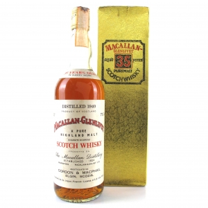 Macallan 1940 Gordon and MacPhail 35 Year Old / Pinerolo Import