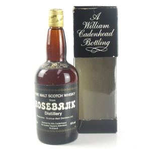 Rosebank 1967 Cadenhead&#039;s 20 Year Old / Sherry Wood Matured