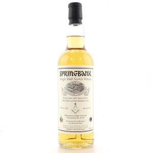 Springbank 1999 Millennium Lodge Of Good Fellowship