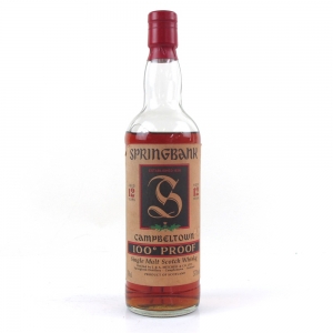 Springbank 12 100 Proof 1990s Low Fill