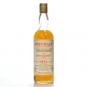 Knockdhu 1974 Gordon and MacPhail Speymalt   Meregalli Import