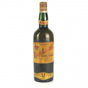 Ainslie's King's Legend Finest Scotch Whisky 1950s