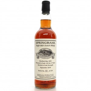Springbank 2001 Single Cask 17 123