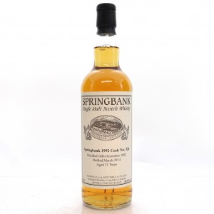 Springbank 1992 Single Cask 21 326