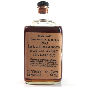 Bowmore 1967 Largiemeanoch 12 Year Old