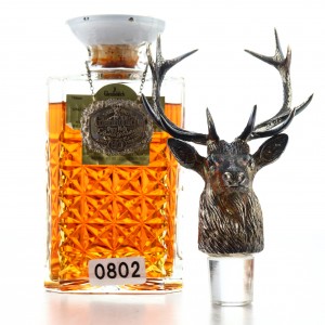 Glenfiddich 30 Year Old Silver Stag&#039;s Head Decanter