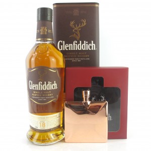 Glenfiddich 18 Small Including Hip Flask