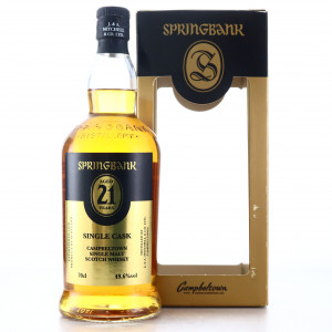 Springbank 21 Single Cask Oloroso Sherry