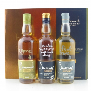 Benromach 10 Year Old  Peat Smoke   Organic 3 x 20cl