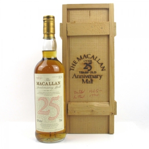 Macallan 1965 Anniversary Malt 25 Year Old