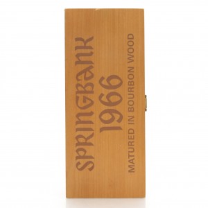 Springbank 1966 Bourbon Cask Empty Box