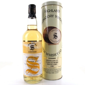 Convalmore 1981 Signatory Vintage 20