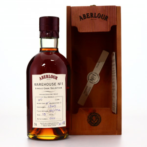 Aberlour 1992 Warehouse No 1 Sherry Cask 1349 Bottle No 1