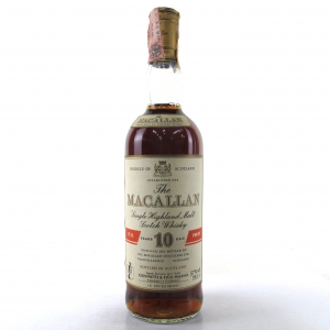 Macallan 10 Year Old Full Proof 1980s / Giovinetti Import