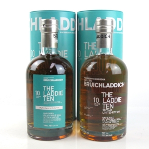 Bruichladdich Laddie 10 Year Old 2 x 70cl   Including 2nd Edition