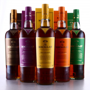 Macallan Edition No.1-5 Collection 5 x 75cl / US Imports