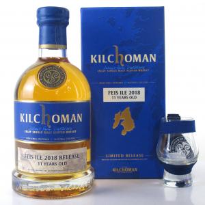 Kilchoman 2007 Bourbon Barrel 11 With Programme Glass Feis Ile 2018
