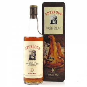 Aberlour 10 Year Old 1990s   Low Fill