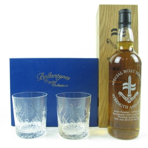 Springbank 1995 Single Cask 20 Special Boat Service Including Two Crystal Glasses