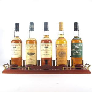 Glenmorangie Collection 5 X 70cl Including Plinth Madeira Finish And 18