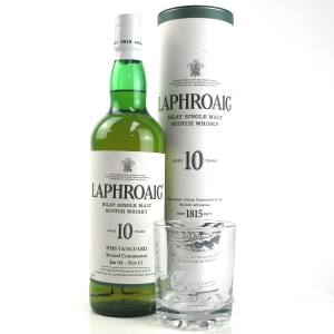 Laphroaig 10 Hms Vanguard Including Glass