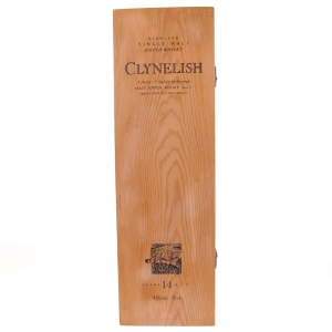 Clynelish 14 Year Old Flora and Fauna Box   Wooden Box NO BOTTLE