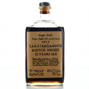 Bowmore 1967 Largiemeanoch 12 Year Old