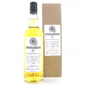 Springbank 2000 Jamaican Rum Barrel 15