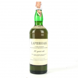 Laphroaig 10 Year Old 1970s / Rossi Import