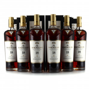 Macallan 18 Year Old Sherry Oak 2018 Release 6 x 75cl / US Import - Case