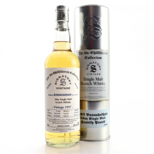 Bunnahabhain 1997 Signatory Vintage 13 Year Old   Heavily Peated