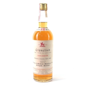 Clynelish 12 Year Old Ainslie and Heilbron Circa 1970s / Di Chiano Import