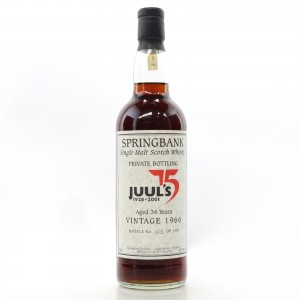 Springbank 1966 Private Bottling 34 Juul S