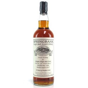Springbank 1998 Private Cask 15 Cologne Single Malt Trust