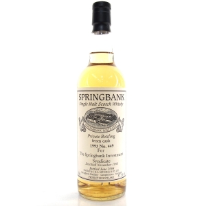 Springbank 1993 Private Cask 10