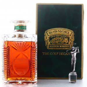 Bowmore 21 Year Old Golf Decanter / Turnberry