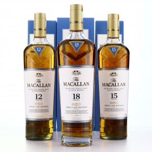 Macallan 12  15   18 Year Old Triple Cask