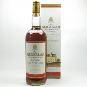 Macallan 10 Year Old Cask Strength 1990s 1 Litre