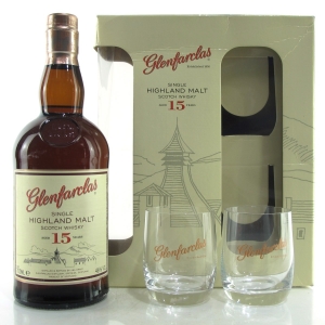 Glenfarclas 15 Year Old   with Glasses