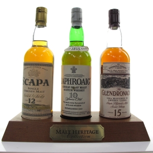 The Malt Heritage Collection 3 x 70cl   with Plinth