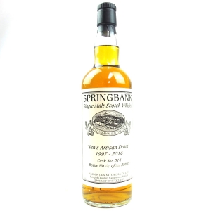 Springbank 1997 Single Cask 19 Ian S Artisan Dram