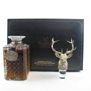 Glenfiddich 30 Year Old Silver Stag&#039;s Head Decanter