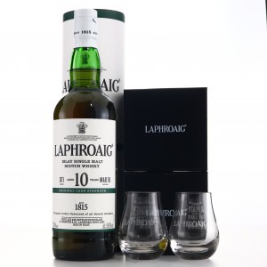 Laphroaig 10 Batch 011 Includes 2 X Branded Glasses