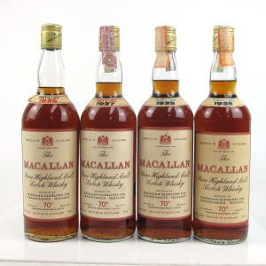 Macallan 1936 - 1939 Gordon and MacPhail Collection 4 x 26 2/3 FL Ozs